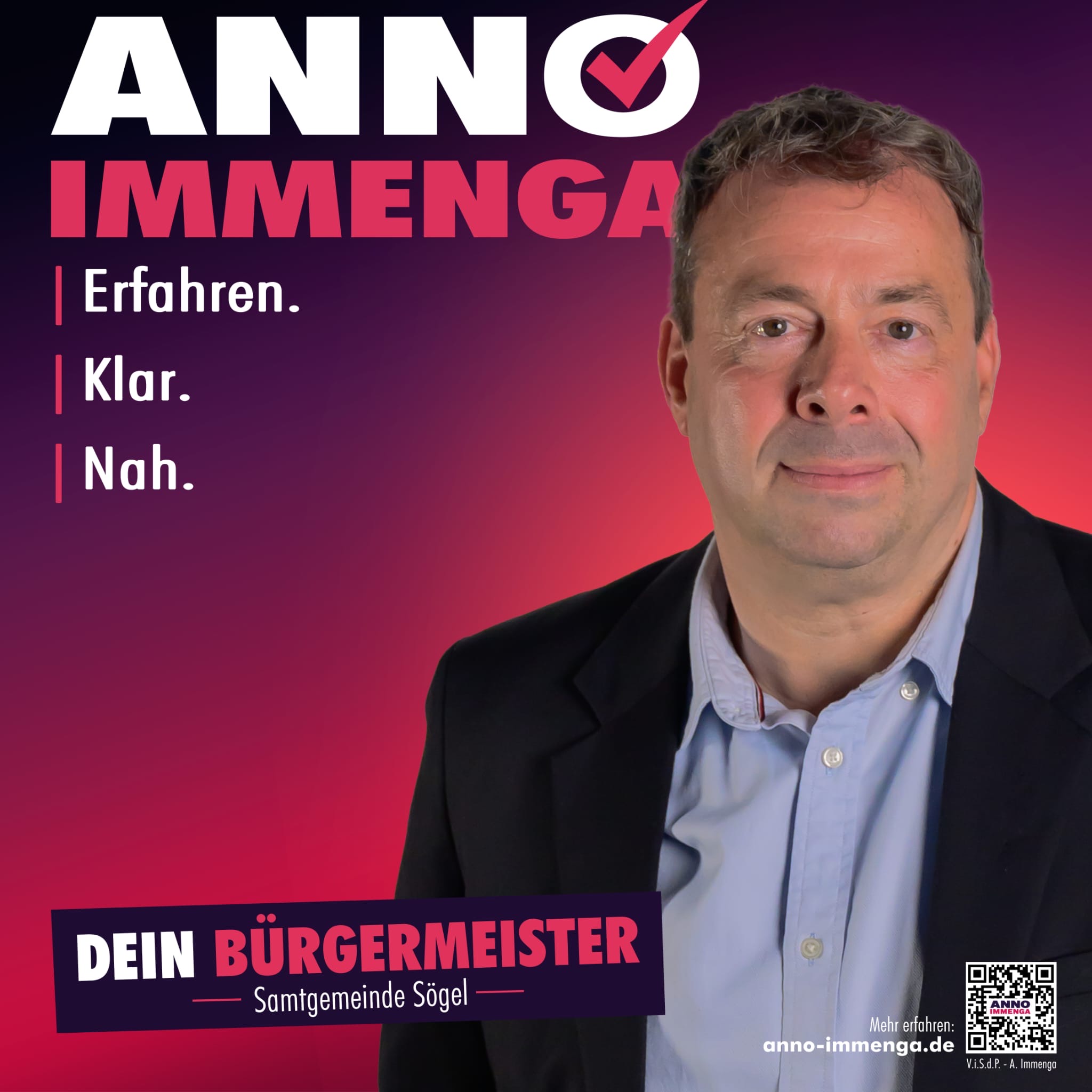 Anno Immenga Portrait-Kampagnenmotiv